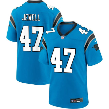 Josey Jewell Carolina Panthers 2024-2025 Alternate Game Blue Jersey