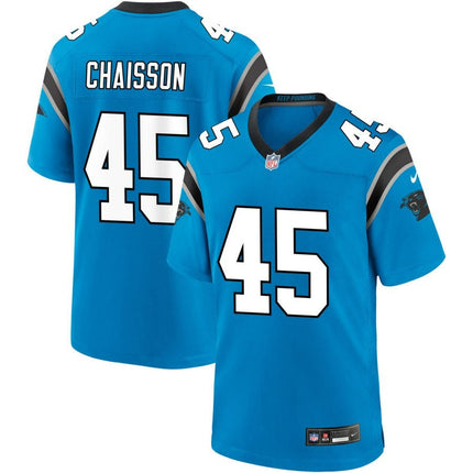 K'Lavon Chaisson Carolina Panthers 2024-2025 Alternate Game Blue Jersey