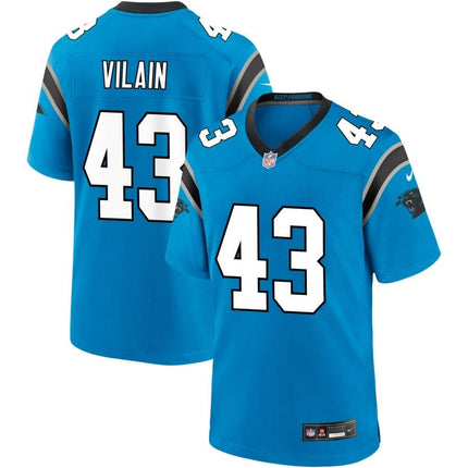 Luiji Vilain Carolina Panthers 2024-2025 Alternate Game Blue Jersey