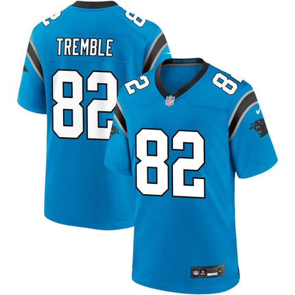 Tommy Tremble Carolina Panthers 2024-2025 Alternate Game Blue Jersey