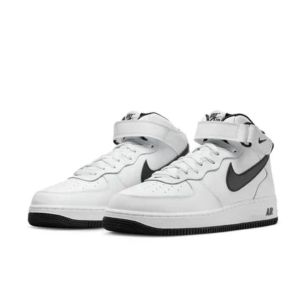 Men's Air Force 1 Mid '07 'White Black' Shoes