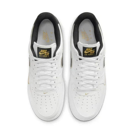 Men's Air Force 1 '07 Metallic Swoosh Pack - White Metallic Gold Shoes