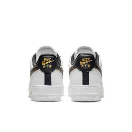 Men's Air Force 1 '07 Metallic Swoosh Pack - White Metallic Gold Shoes