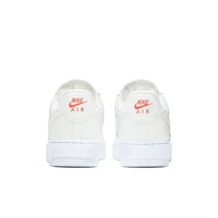 Men's Air Force 1 '07 Summit White Solar Red Shoes