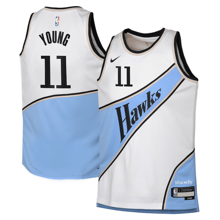 Trae Young Atlanta Hawks 2024-2025 City Edition Swingman White Jersey