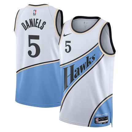 Dyson Daniels Atlanta Hawks 2024-2025 City Edition Swingman White Jersey