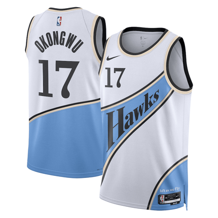 Onyeka Okongwu Atlanta Hawks 2024-2025 City Edition Swingman White Jersey
