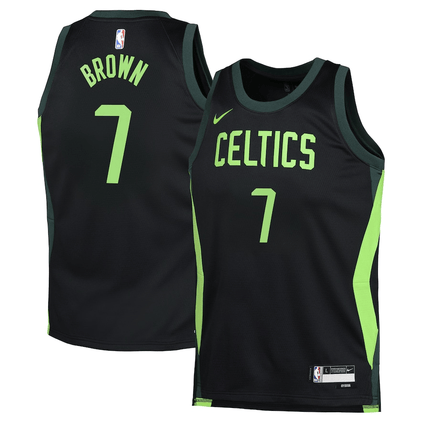 Jaylen Brown Boston Celtics 2024-2025 City Edition Swingman Black Jersey