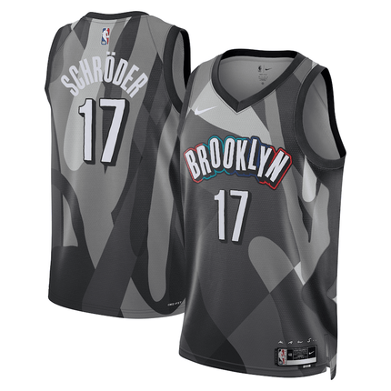 Dennis Schroder Brooklyn Nets 2024-2025 City Edition Swingman Black Jersey