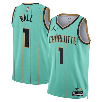 LaMelo Ball Charlotte Hornets 2024-2025 City Edition Swingman Teal Jersey