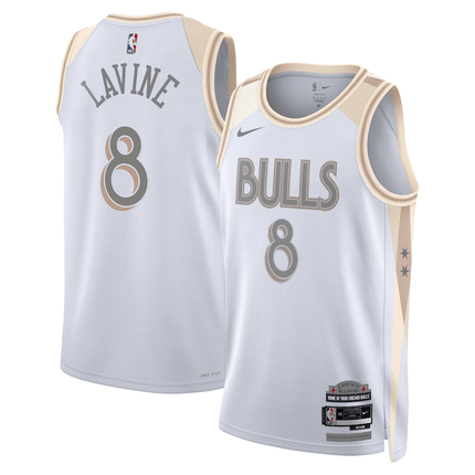 Zach LaVine Chicago Bulls 2024-2025 City Edition Swingman White Jersey
