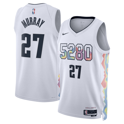 Jamal Murray Denver Nuggets 2024-2025 City Edition Swingman White Jersey