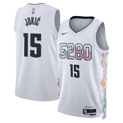 Nikola Jokić Denver Nuggets 2024-2025 City Edition Swingman White Jersey