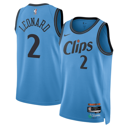 Kawhi Leonard LA Clippers 2024-2025 City Edition Swingman Blue Jersey