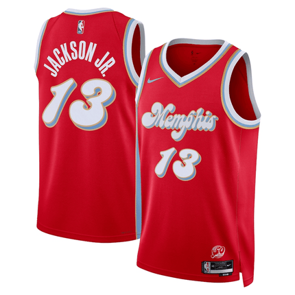 Jaren Jackson Jr. Memphis Grizzlies 2024-2025 City Edition Swingman Red Jersey