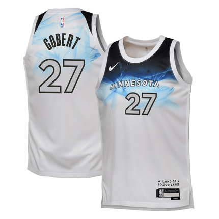Rudy Gobert Minnesota Timberwolves 2024-2025 City Edition Swingman White Jersey