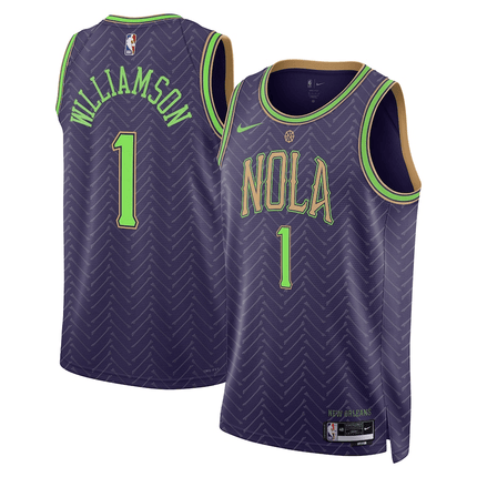 Zion Williamson New Orleans Pelicans 2024-2025 City Edition Swingman Purple Jersey