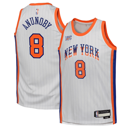 OG Anunoby New York Knicks 2024-2025 City Edition Swingman White Jersey