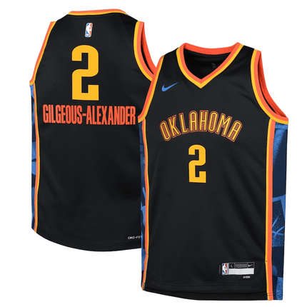 Shai Gilgeous-Alexander Oklahoma City Thunder 2024-2025 City Edition Swingman Black Jersey