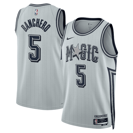 Paolo Banchero Orlando Magic 2024-2025 City Edition Swingman Silver Jersey