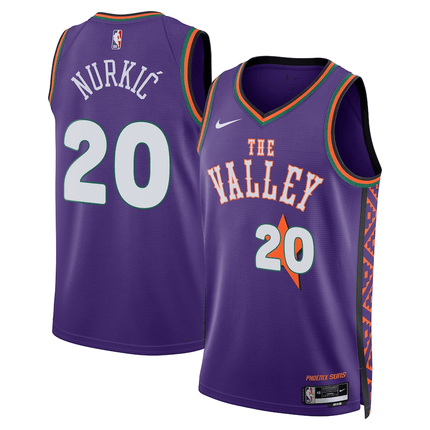 Jusuf Nurkić Phoenix Suns 2024-2025 City Edition Swingman Purple Jersey