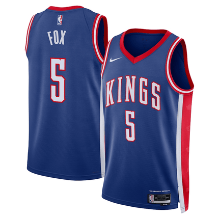 De'Aaron Fox Sacramento Kings 2024-2025 City Edition Swingman Blue Jersey