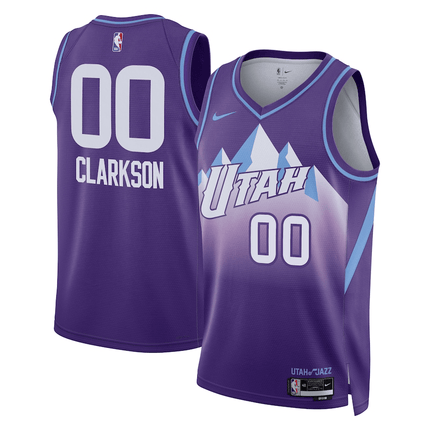 Jordan Clarkson Utah Jazz 2024-2025 City Edition Swingman Purple Jersey
