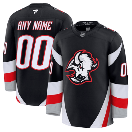 Custom Buffalo Sabres 2024-2025 Alternate Premium Black Jersey