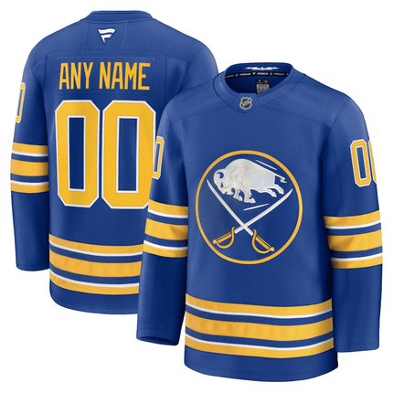Custom Buffalo Sabres 2024-2025 Home Breakaway Player Royal Jersey
