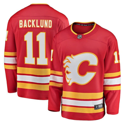 Mikael Backlund Calgary Flames 2024-2025 Home Breakaway Red Jersey