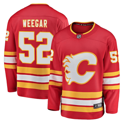 MacKenzie Weegar Calgary Flames 2024-2025 Home Breakaway Red Jersey