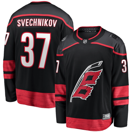 Andrei Svechnikov Carolina Hurricanes 2024-2025 Home Breakaway Black Jersey