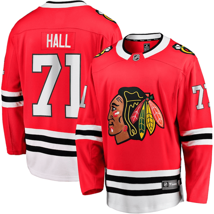 Taylor Hall Chicago Blackhawks 2024-2025 Home Breakaway Red Jersey