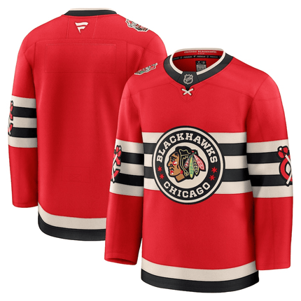 Chicago Blackhawks 2024-2025 Winter Classic Premium Red Jersey