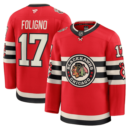 Nick Foligno Chicago Blackhawks 2024-2025 Winter Classic Premium Red Jersey