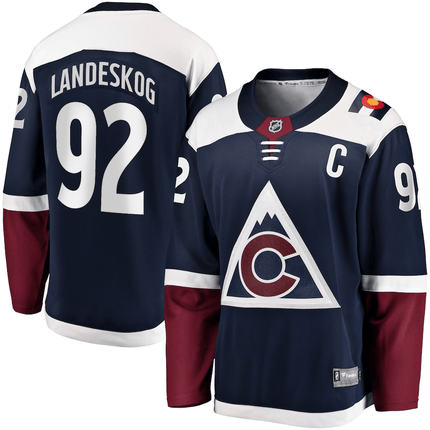Gabriel Landeskog Colorado Avalanche 2024-2025 Alternate Breakaway Navy Jersey