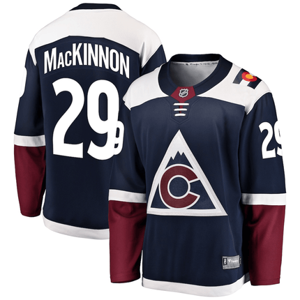 Nathan MacKinnon Colorado Avalanche 2024-2025 Alternate Breakaway Navy Jersey