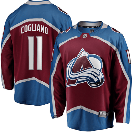Andrew Cogliano Colorado Avalanche 2024-2025 Home Breakaway Burgundy Jersey