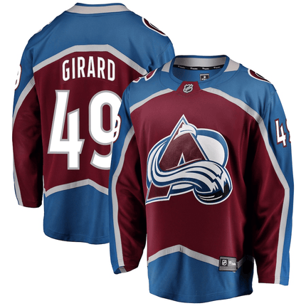 Samuel Girard Colorado Avalanche 2024-2025 Home Breakaway Burgundy Jersey