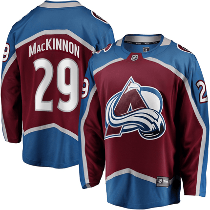 Nathan MacKinnon Colorado Avalanche 2024-2025 Home Breakaway Burgundy Jersey