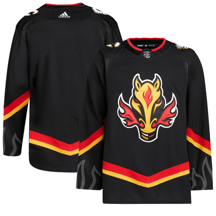 Calgary Flames 2024-2025 Alternate Primegreen Black Jersey