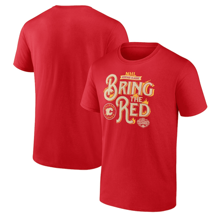 Calgary Flames 2024-2025 Bring The Red Heritage Classic Local T-Shirt