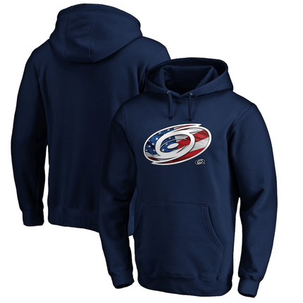 Carolina Hurricanes 2024-2025 Banner Wave Logo Pullover Hoodie