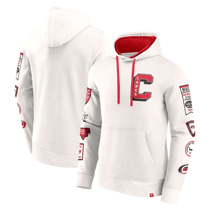 Carolina Hurricanes 2024-2025 Letterman Fleece Pullover Hoodie