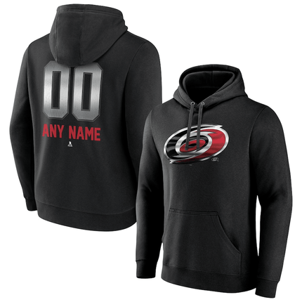 Carolina Hurricanes 2024-2025 Personalized Midnight Mascot Logo Pullover Hoodie