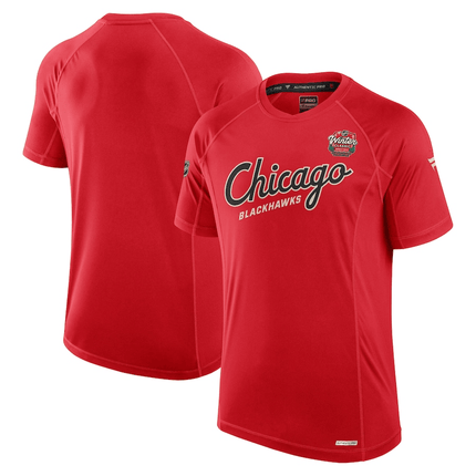 Chicago Blackhawks 2024-2025 Pro Poly Tech T-Shirt