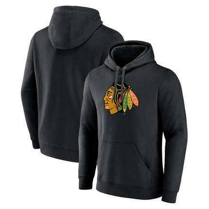 Chicago Blackhawks 2024-2025 Primary Logo Pullover Hoodie