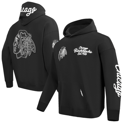 Chicago Blackhawks 2024-2025 Pro Standard Paint the City Pullover Hoodie