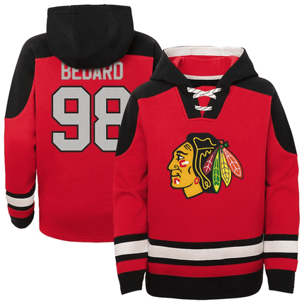 Connor Bedard Chicago Blackhawks 2024-2025 Youth Ageless Hoodie
