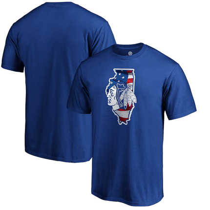 Chicago Blackhawks 2024-2025 Banner State T-Shirt